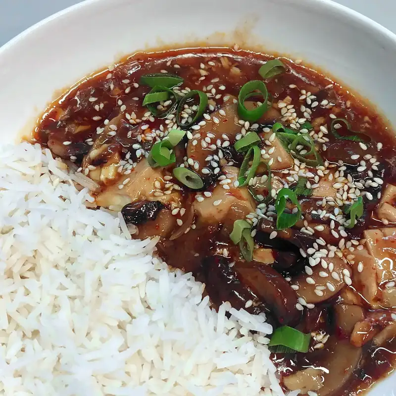 Korean-Style Mapo Tofu With Shiitake